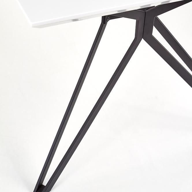Asztal Pascal 160 Mdf/Acél – Fehér/Fekete,5