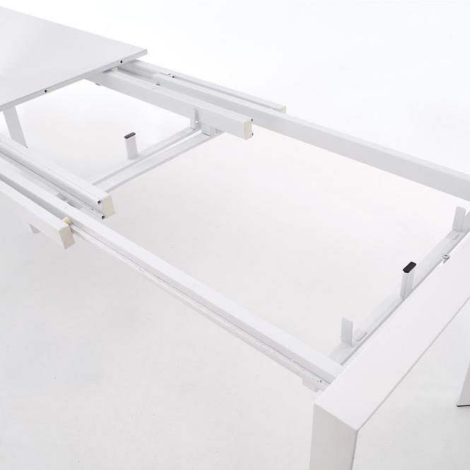 Asztal Stanford Xl 130/250 Mdf/Acél – Fehér