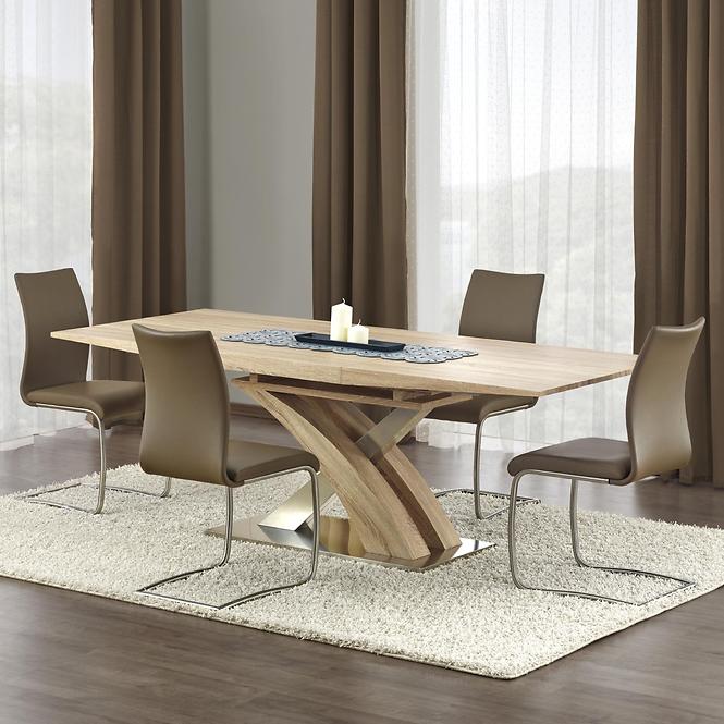 Asztal Sandor 160/220 Mdf/Acél – Sonoma