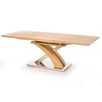 Asztal Sandor 160/220 Mdf/Acél – Tölgy Aranysárga
