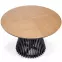 Asztal Miyaki 120 Mdf/Faipari – Tölgy Természetes/Fekete,3