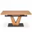 Asztal Umberto 160/200 Mdf/Acél – Tölgy Természetes/Fekete