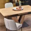 Asztal Umberto 160/200 Mdf/Acél – Tölgy Természetes/Fekete,14