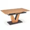 Asztal Umberto 160/200 Mdf/Acél – Tölgy Természetes/Fekete,4