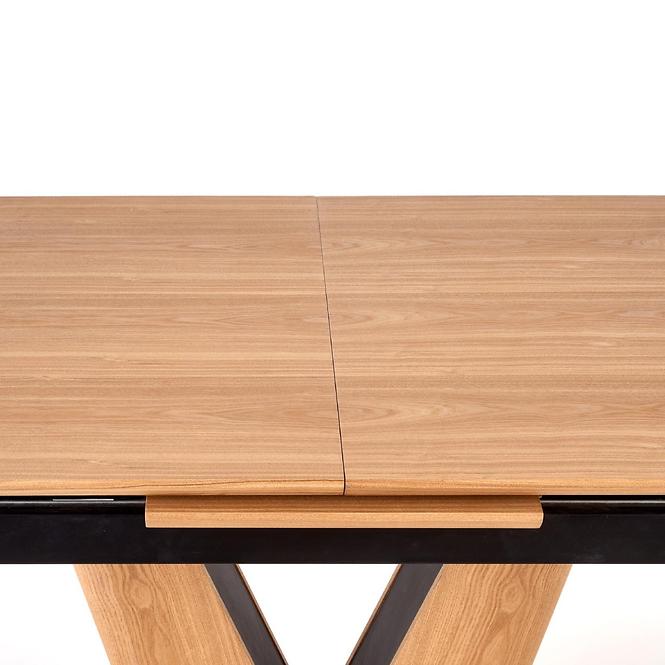 Asztal Umberto 160/200 Mdf/Acél – Tölgy Természetes/Fekete,6