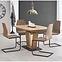 Kinyitható asztalok  Blacky 160/220x90cm Mdf/Acél – Tölgy Aranysárga/Fekete,12