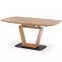 Kinyitható asztalok  Blacky 2 160/220x90cm Mdf/Acél – Tölgy Természetes/Fekete