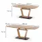 Kinyitható asztalok  Blacky 2 160/220x90cm Mdf/Acél – Tölgy Természetes/Fekete,3