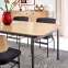 Asztal Smart 170/250 Mdf/Acél – Tölgy Természetes/Fekete,16