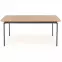 Asztal Smart 170/250 Mdf/Acél – Tölgy Természetes/Fekete,2