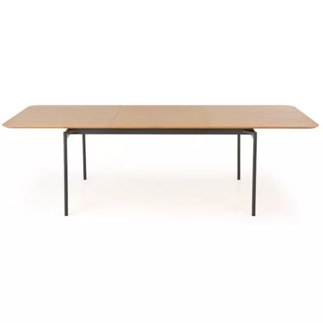 Asztal Smart 170/250 Mdf/Acél – Tölgy Természetes/Fekete