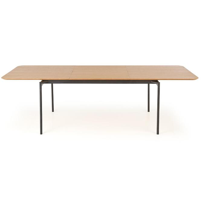 Asztal Smart 170/250 Mdf/Acél – Tölgy Természetes/Fekete
