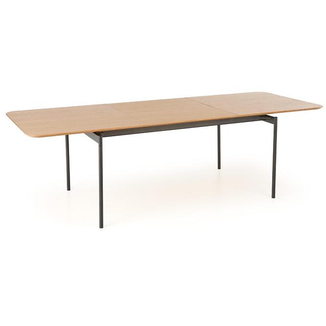 Asztal Smart 170/250 Mdf/Acél – Tölgy Természetes/Fekete