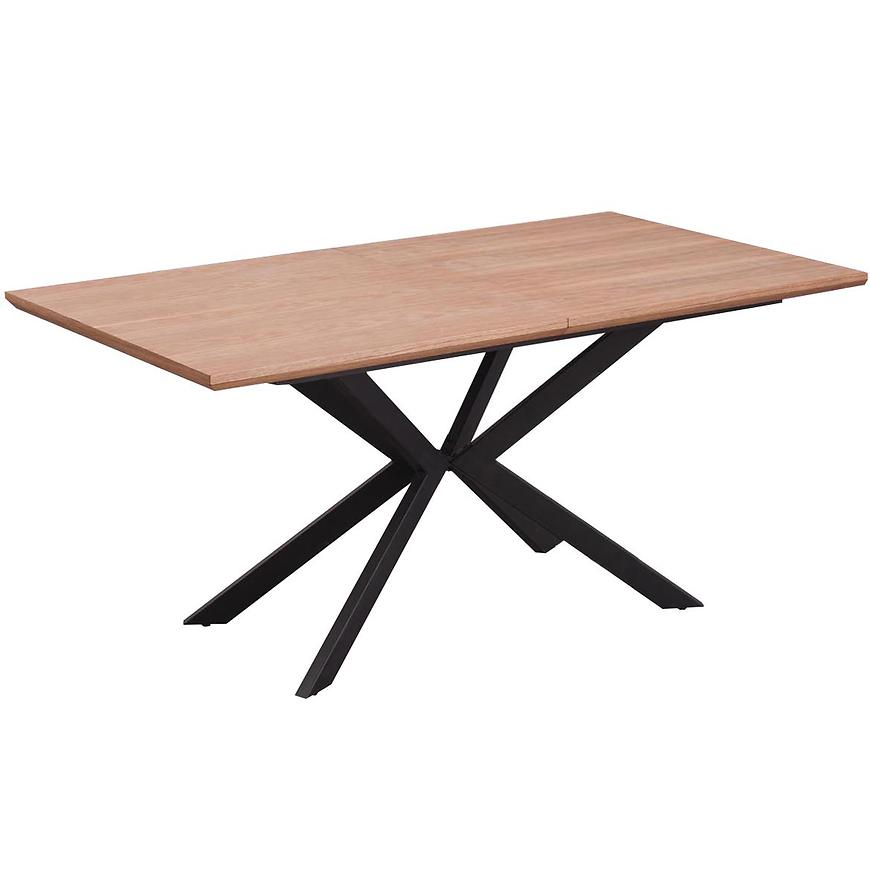 Asztal Legarto 160/200 Mdf/Acél – Tölgy Természetes/Fekete
