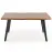 Kinyitható asztalok  Dickson 120/180x80cm Mdf/Faipari – Tölgy Természetes/Fekete