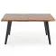 Kinyitható asztalok  Dickson 120/180x80cm Mdf/Faipari – Tölgy Természetes/Fekete