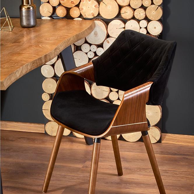 Kinyitható asztalok  Dickson 120/180x80cm Mdf/Faipari – Tölgy Természetes/Fekete