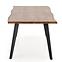 Kinyitható asztalok  Dickson 120/180x80cm Mdf/Faipari – Tölgy Természetes/Fekete,2