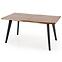 Kinyitható asztalok  Dickson 120/180x80cm Mdf/Faipari – Tölgy Természetes/Fekete,3