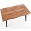 Kinyitható asztalok  Dickson 120/180x80cm Mdf/Faipari – Tölgy Természetes/Fekete,4