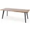 Kinyitható asztalok  Dickson 120/180x80cm Mdf/Faipari – Tölgy Természetes/Fekete,5