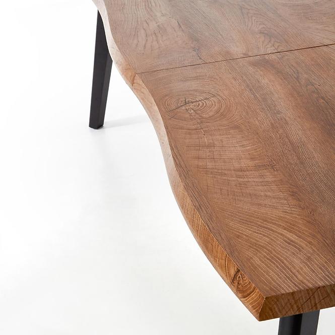 Kinyitható asztalok  Dickson 150/210x90cm Mdf/Faipari – Tölgy Természetes/Fekete