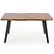 Kinyitható asztalok  Dickson 150/210x90cm Mdf/Faipari – Tölgy Természetes/Fekete,2