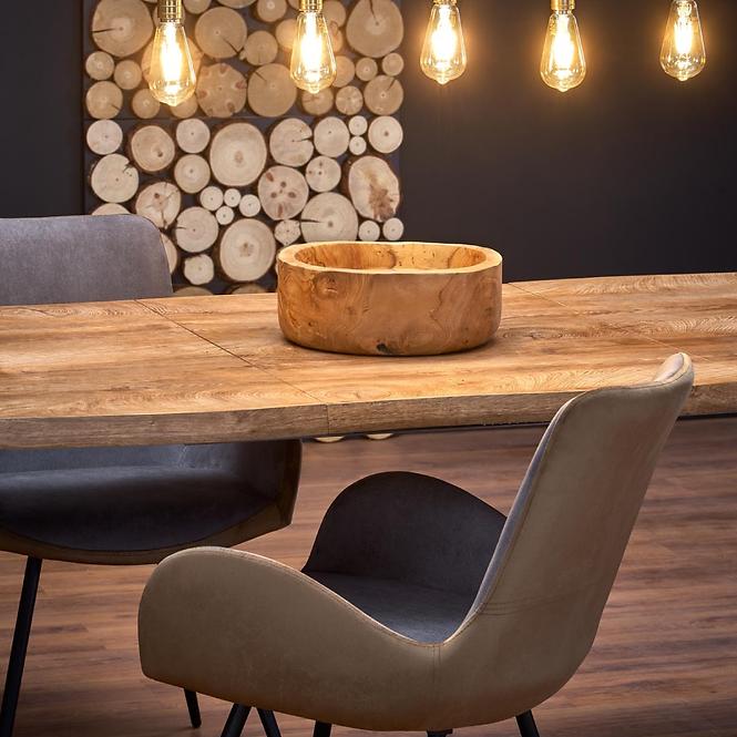 Kinyitható asztalok  Dickson 150/210x90cm Mdf/Faipari – Tölgy Természetes/Fekete,20