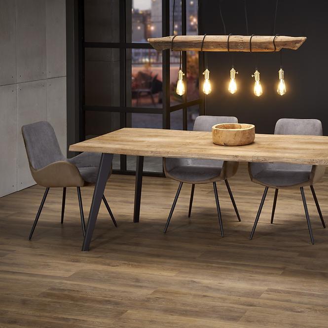 Kinyitható asztalok  Dickson 150/210x90cm Mdf/Faipari – Tölgy Természetes/Fekete
