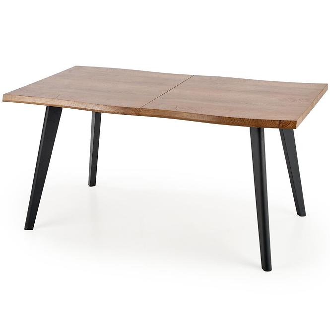 Kinyitható asztalok  Dickson 150/210x90cm Mdf/Faipari – Tölgy Természetes/Fekete