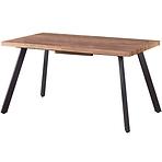 Kinyitható asztalok  Berlin 140/180x85cm Mdf/Acél – Dió Édesem/Fekete