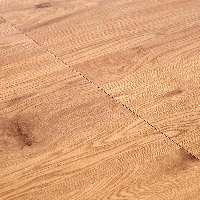 Kinyitható asztalok  Gustavo 140/180x80cm Mdf/Acél – Tölgy Aranysárga/Fekete,10
