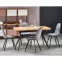 Kinyitható asztalok  Gustavo 140/180x80cm Mdf/Acél – Tölgy Aranysárga/Fekete,11