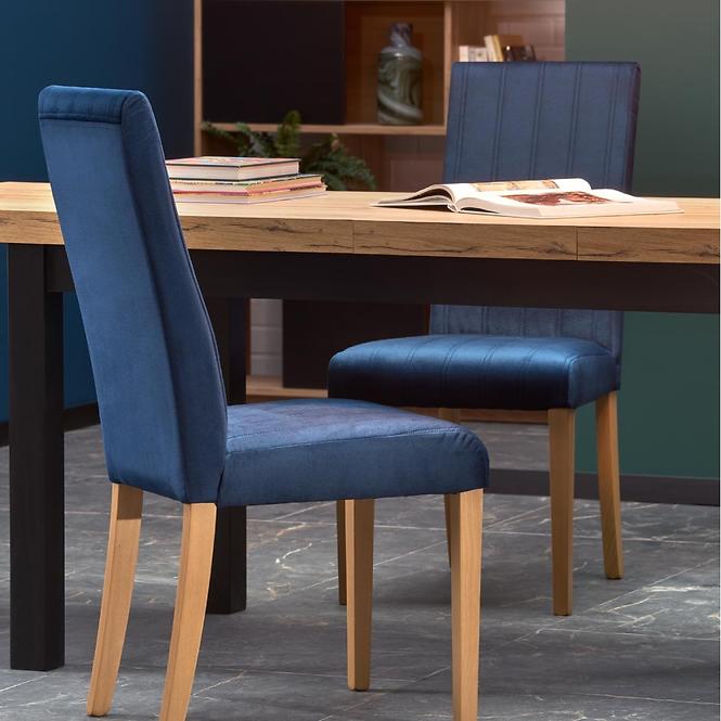 Asztal Tiago 140/220 Płyta/Faipari – Tölgy Craft/Fekete,6