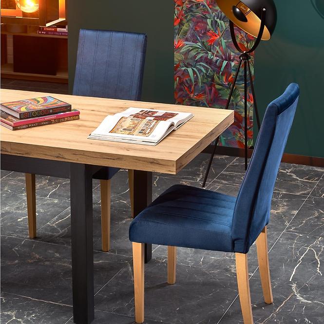 Asztal Tiago 140/220 Płyta/Faipari – Tölgy Craft/Fekete,7