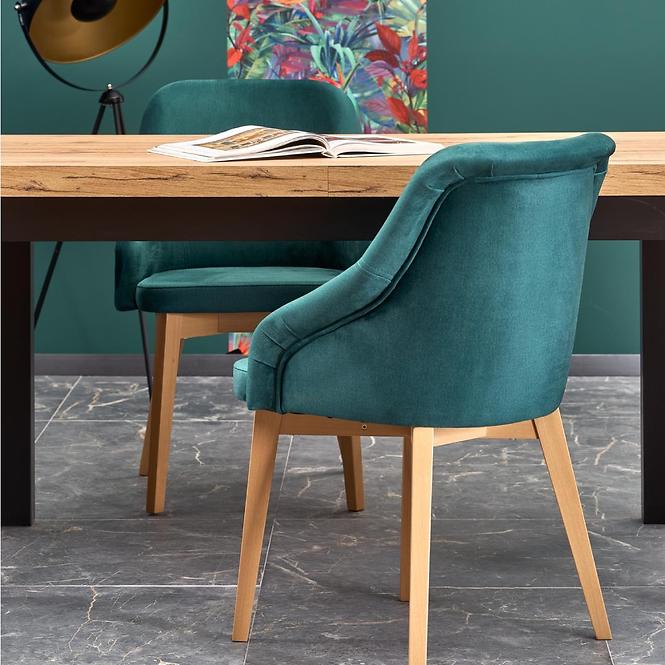 Asztal Tiago 140/220 Płyta/Faipari – Tölgy Craft/Fekete