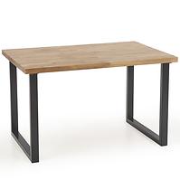 Asztal Radus B) Tölgy Lity 140x85 – Tölgy Természetes/Fekete