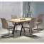 Kinyitható asztalok  Capital 160/20x90cm0 Mdf/Acél – Tölgy Aranysárga/Fekete,10