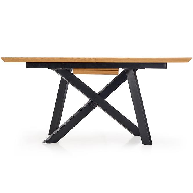 Kinyitható asztalok  Capital 160/20x90cm0 Mdf/Acél – Tölgy Aranysárga/Fekete
