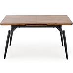 Kinyitható asztalok  Cambell 140/180x80cm Mdf/Acél – Tölgy Természetes/Fekete