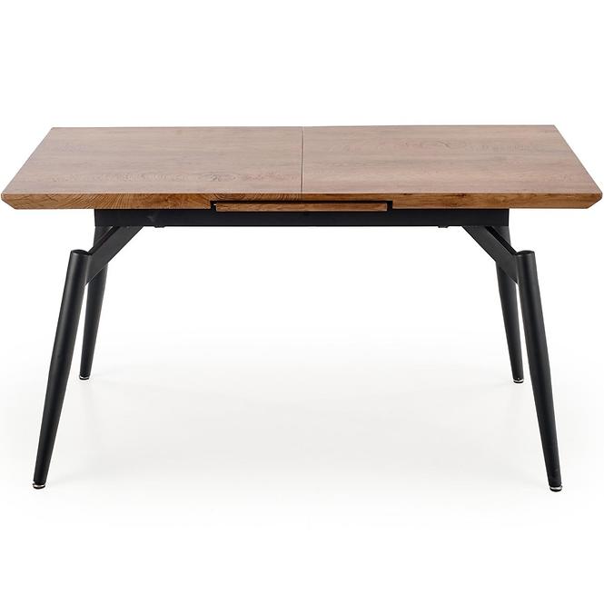 Kinyitható asztalok  Cambell 140/180x80cm Mdf/Acél – Tölgy Természetes/Fekete