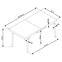 Kinyitható asztalok  Cambell 140/180x80cm Mdf/Acél – Tölgy Természetes/Fekete,11