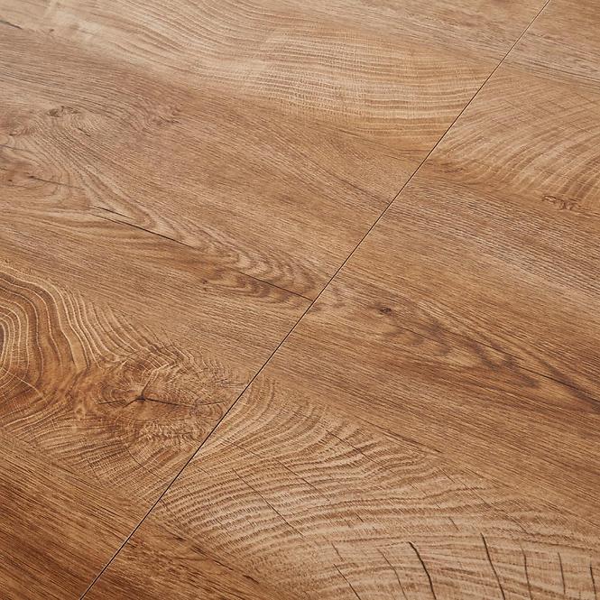 Kinyitható asztalok  Cambell 140/180x80cm Mdf/Acél – Tölgy Természetes/Fekete