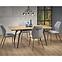 Kinyitható asztalok  Cambell 140/180x80cm Mdf/Acél – Tölgy Természetes/Fekete,18