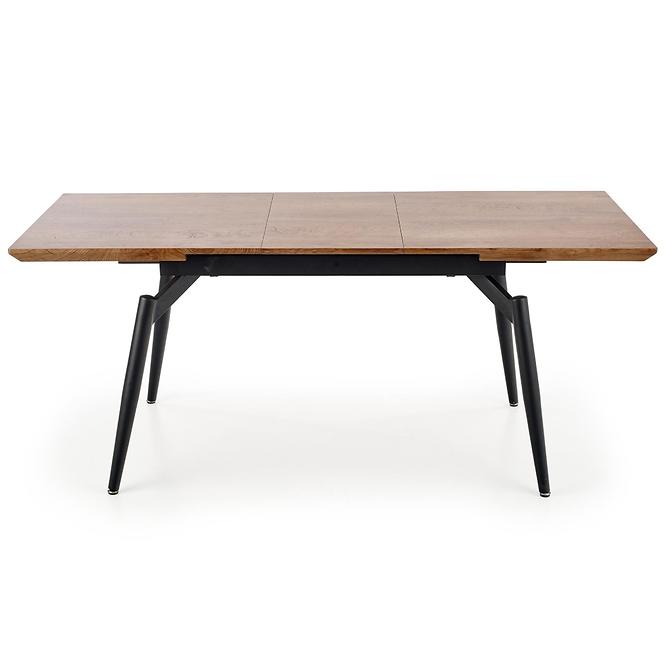 Kinyitható asztalok  Cambell 140/180x80cm Mdf/Acél – Tölgy Természetes/Fekete