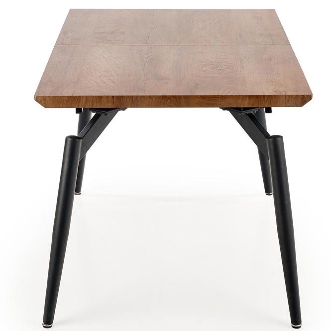 Kinyitható asztalok  Cambell 140/180x80cm Mdf/Acél – Tölgy Természetes/Fekete