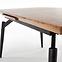 Kinyitható asztalok  Cambell 140/180x80cm Mdf/Acél – Tölgy Természetes/Fekete,8