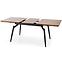 Kinyitható asztalok  Cambell 140/180x80cm Mdf/Acél – Tölgy Természetes/Fekete,9