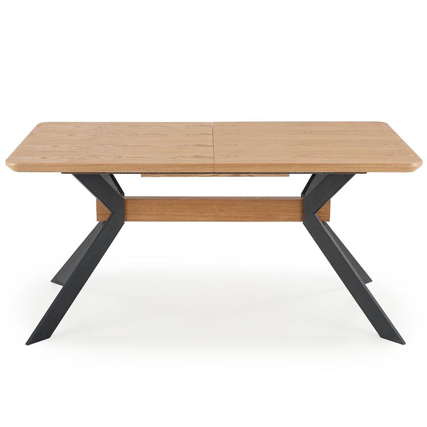 Kinyitható asztalok Bacardi 160/220x90 cm mdf/acél – tölgy nauralny/fekete