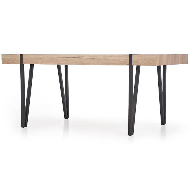 Asztal Yohann 170 Mdf/Acél – Tölgy San Remo/Fekete